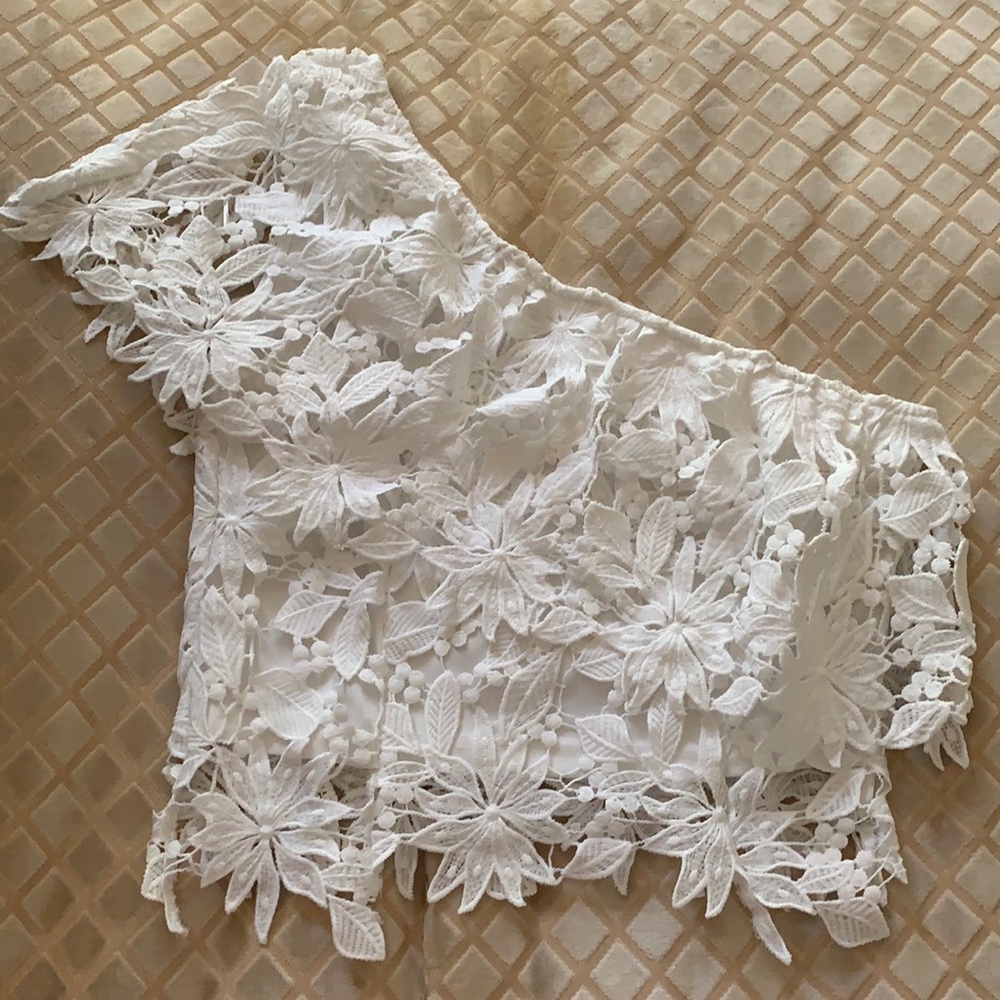 CROPPED LACE TOP...A STUNNING WOW!!